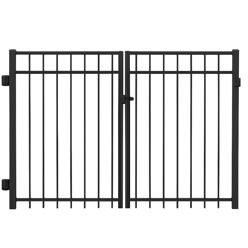 6' Height - Double Drive Gate - Standard Hardware + Drop Rod Included