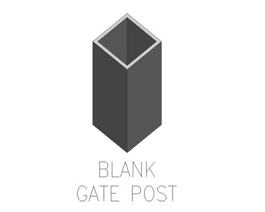 Blank Post for Gates - .125" Thickness