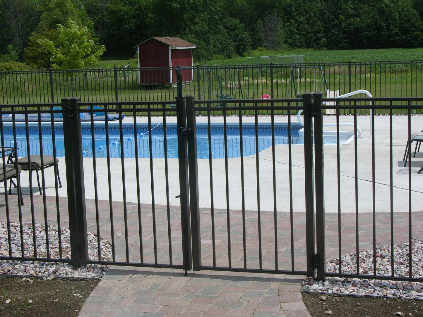 6' Height - Double Drive Gate - Standard Hardware + Drop Rod Included