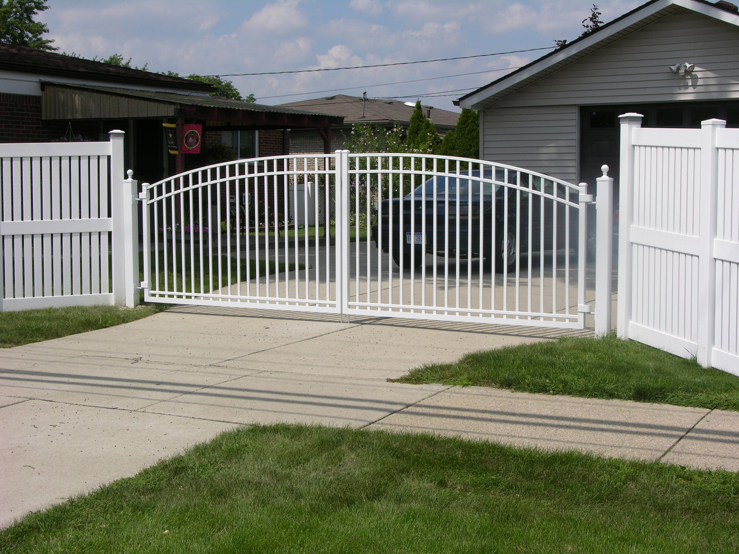 6' Height - Double Drive Gate - Standard Hardware + Drop Rod Included