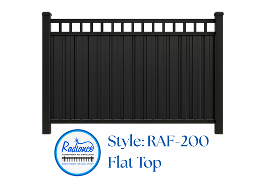 Flat Top Style - RAF-200 - Privacy - 6' Wide Panels