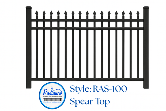 Spear Top Style - RAS-100 - 6' Wide Panels